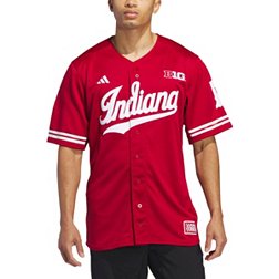 adidas Men's Indiana Hoosiers Medium Red Replica Baseball Jersey