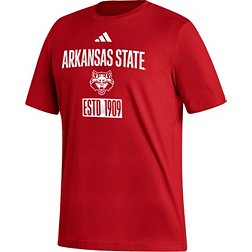 adidas Men's Arkansas State Red Wolves Scarlet Amplifier T-Shirt