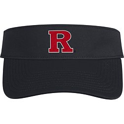 adidas Men's Rutgers Scarlet Knights Black Adjustable Coach Sideline Visor