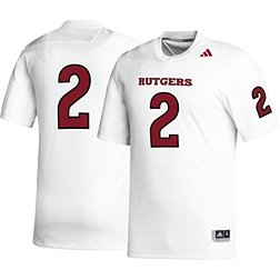 adidas Men's Rutgers Scarlet Knights White Replica Football Jersey