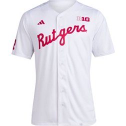 adidas Men's Rutgers Scarlet Knights White Replica Basketball Jersey