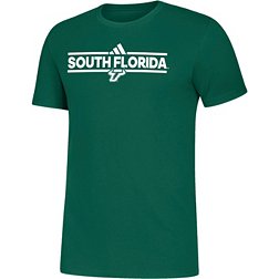 adidas Men's South Florida Bulls Green Amplifier T-Shirt