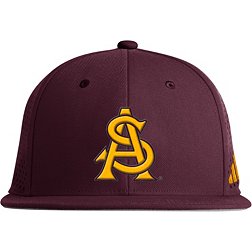 adidas Men's Arizona State Sun Devils Maroon Fitted Performance Hat