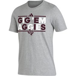 adidas Men's Texas A&M Aggies Grey Dassler T-Shirt
