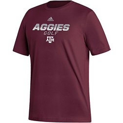 adidas Men's Texas A&M Aggies Maroon Golf Fresh T-Shirt