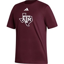 adidas Men's Texas A&M Aggies Maroon Logo T-Shirt