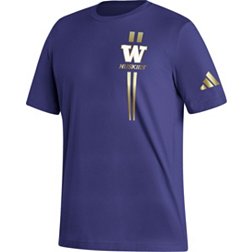 adidas Men's Washington Huskies Purple Strategy T-Shirt