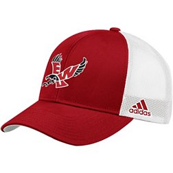 adidas Men's Eastern Washington Eagles Red Structured Adjustable Trucker Hat
