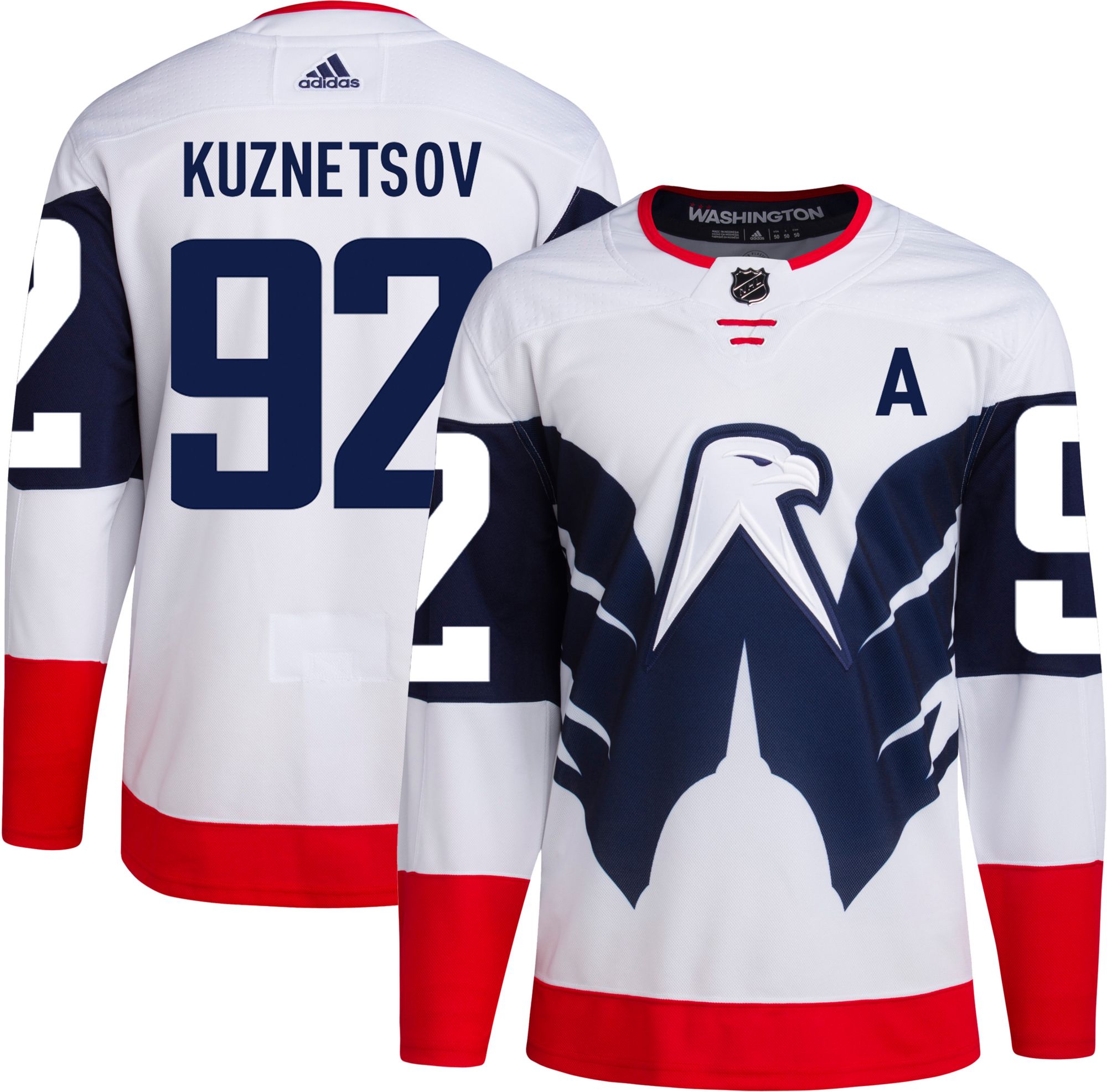 Fanatics Branded NHL '22-'23 Stadium Series Washington Capitals Alex Ovechkin #8 Replica Jersey, Men's, Small, White