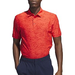 adidas Men's Textured Jacquard Golf Polo