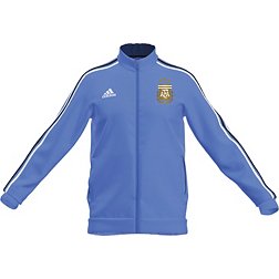 adidas Adult Argentina 2024 DNA Blue Long Sleeve Shirt