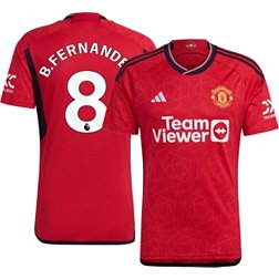 adidas Manchester United Bruno Fernandes #8 Home Replica Jersey