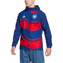 adidas Arsenal Stadium Red/Blue Windbreaker Jacket