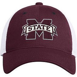 adidas Men's Mississippi State Bulldogs Maroon Slouch Adjustable Trucker Hat