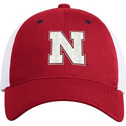 adidas Men's Nebraska Cornhuskers Scarlet Slouch Adjustable Trucker Hat
