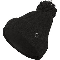 adidas Women's Chenille Cable-Knit Pom Beanie
