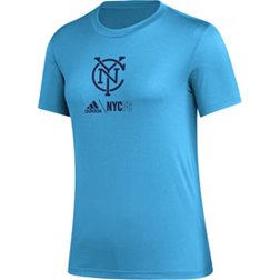 adidas Women's New York City FC Icon Light Blue T-Shirt