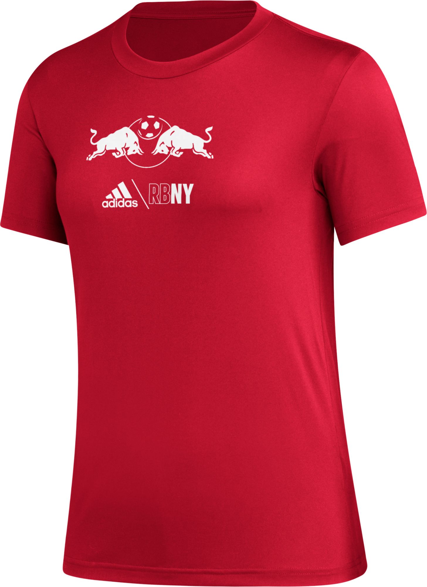 adidas Women's New York Red Bulls Icon Red T-Shirt