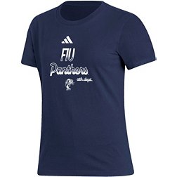 adidas Women's FIU Golden Panthers Blue Amplifier T-Shirt