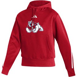 adidas Women's Fresno State Bulldogs Red Fashion Pullover Hoodie