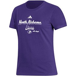 adidas Women's North Alabama  Lions Purple Amplifier T-Shirt