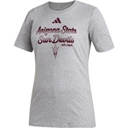 adidas Women's Arizona State Sun Devils Grey Outline T-Shirt