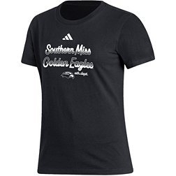 adidas Women's Southern Miss Golden Eagles Black Amplifier T-Shirt