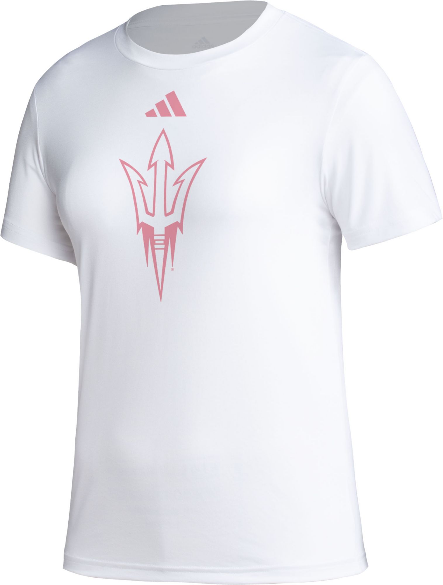 adidas Women's Arizona State Sun Devils White Pre-Game T-Shirt