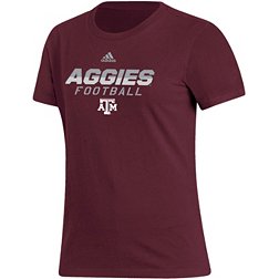 adidas Women's Texas A&M Aggies Maroon Football Fresh T-Shirt