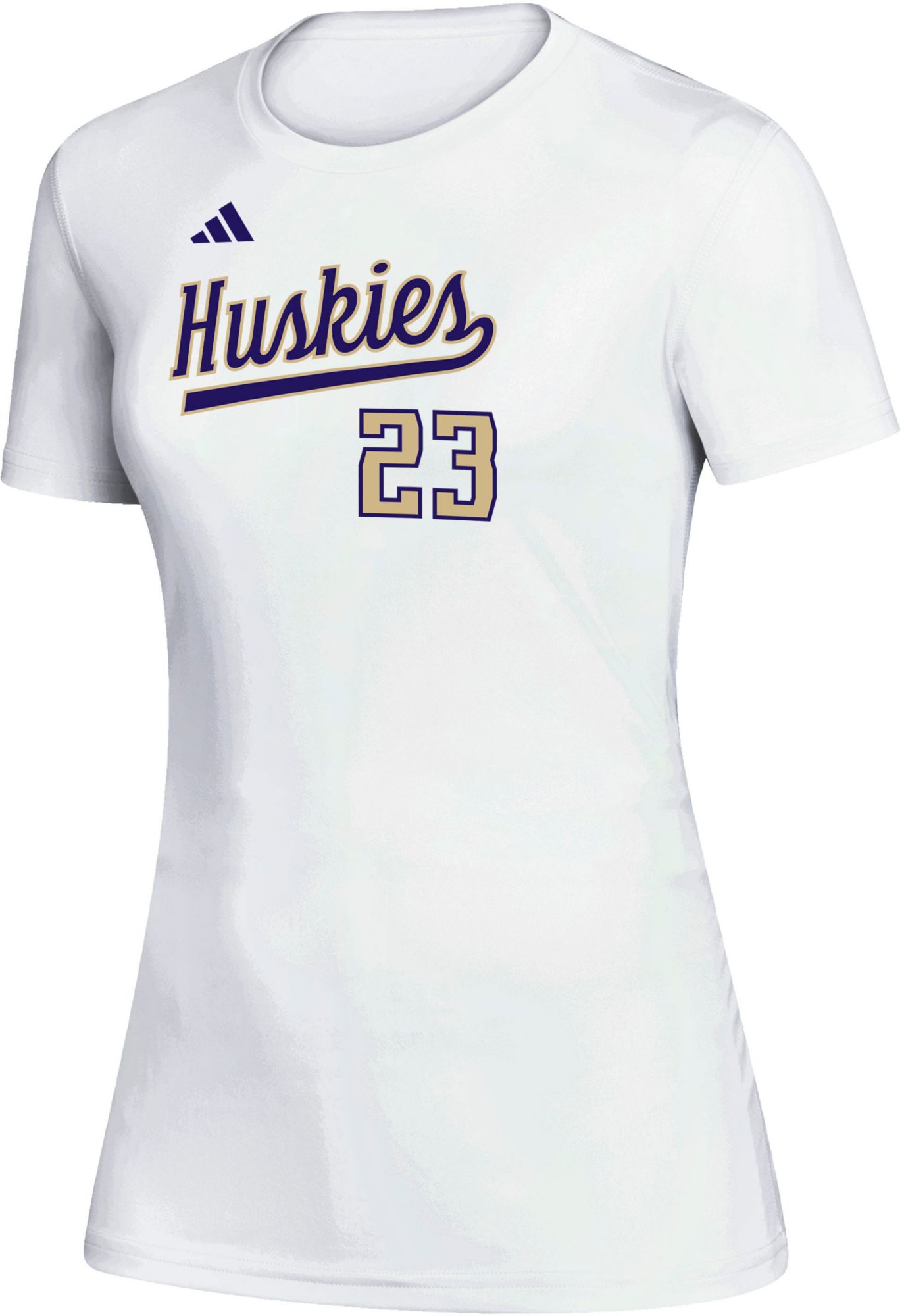 Adidas Women's Washington Huskies Purple Replica Football Jersey, XL