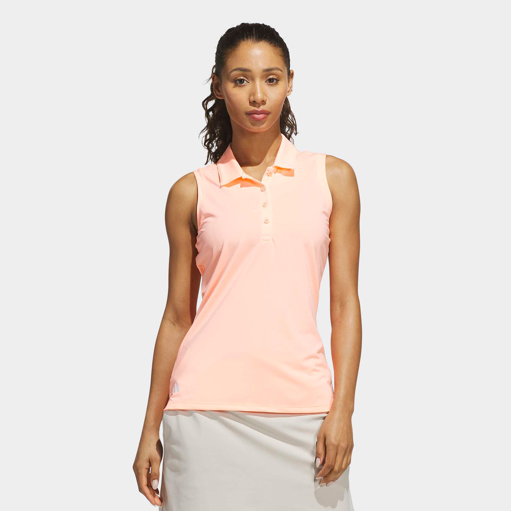 adidas Women's Sleeveless Ultimate365 Solid Golf Polo