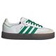 White/Dark Green