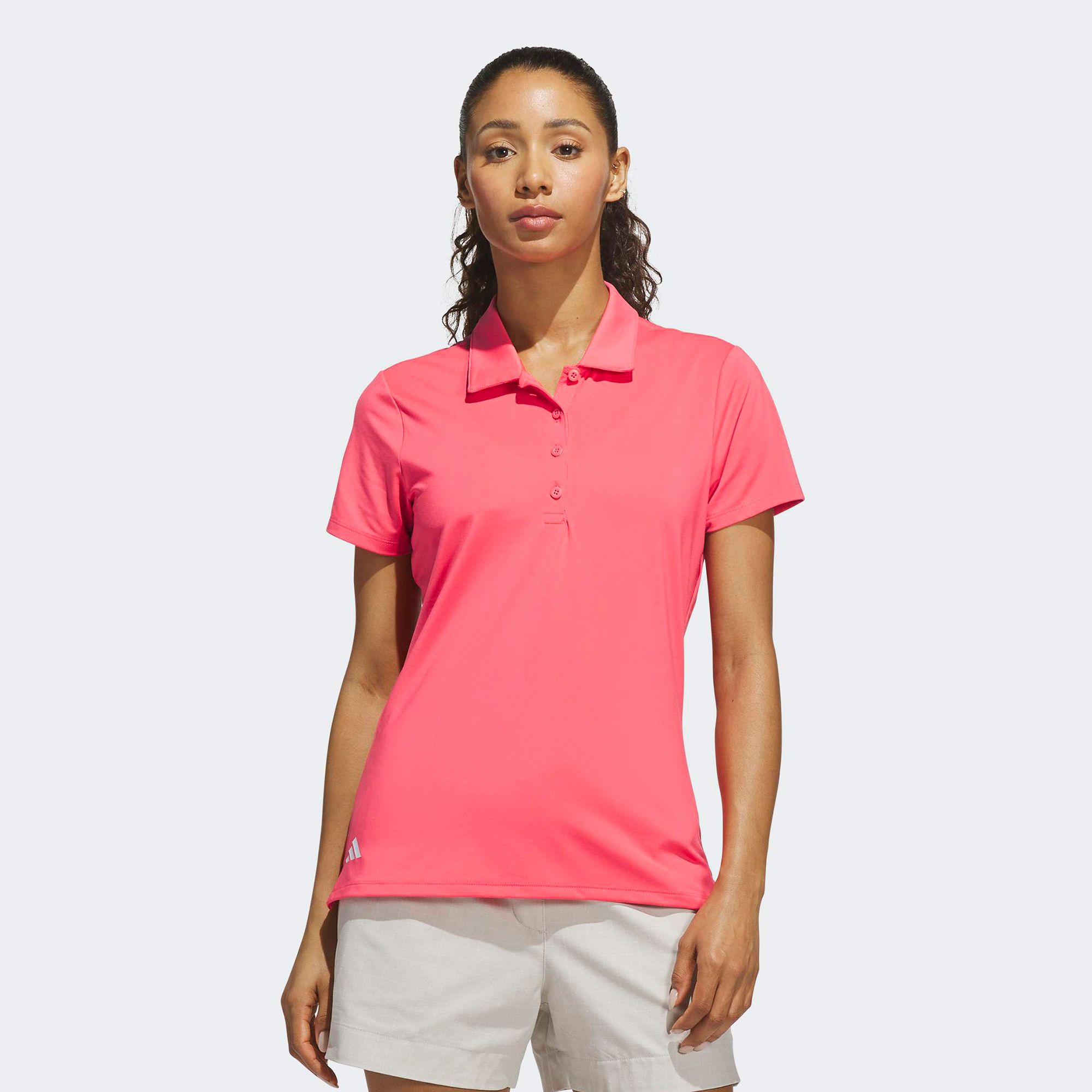 adidas Women's Ultimate365 Solid Short Sleeve Golf Polo