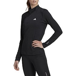 adidas Women's Techfit Quarter-Zip Long-Sleeve Training Top