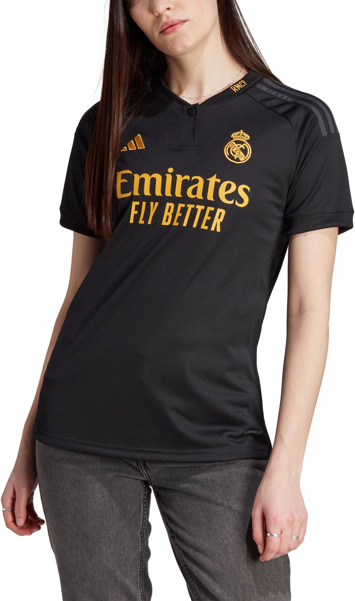 adidas Real Madrid CF Away Youth Jersey-Grey