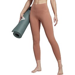 adidas Studio Lounge Fleece Pants - Beige, Women's Yoga