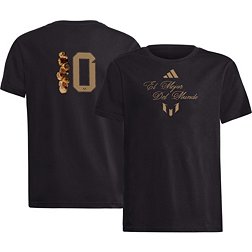 adidas Youth 2023 Ballon d'Or Lionel Messi #10 Rings Black T-Shirt