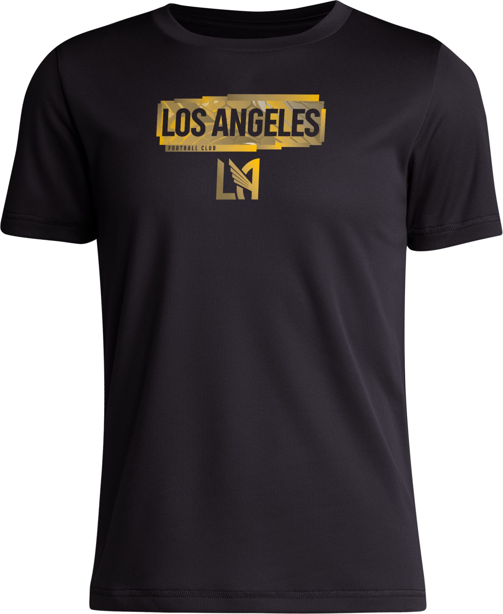 adidas Youth Los Angeles FC 2024 Local Pop Black T-Shirt