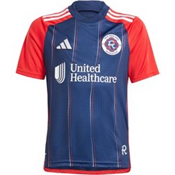 adidas Youth New England Revolution 2024 Red Replica Jersey
