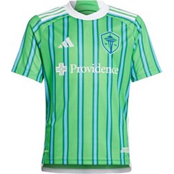 adidas Youth Seattle Sounders 2024 Green Replica Jersey