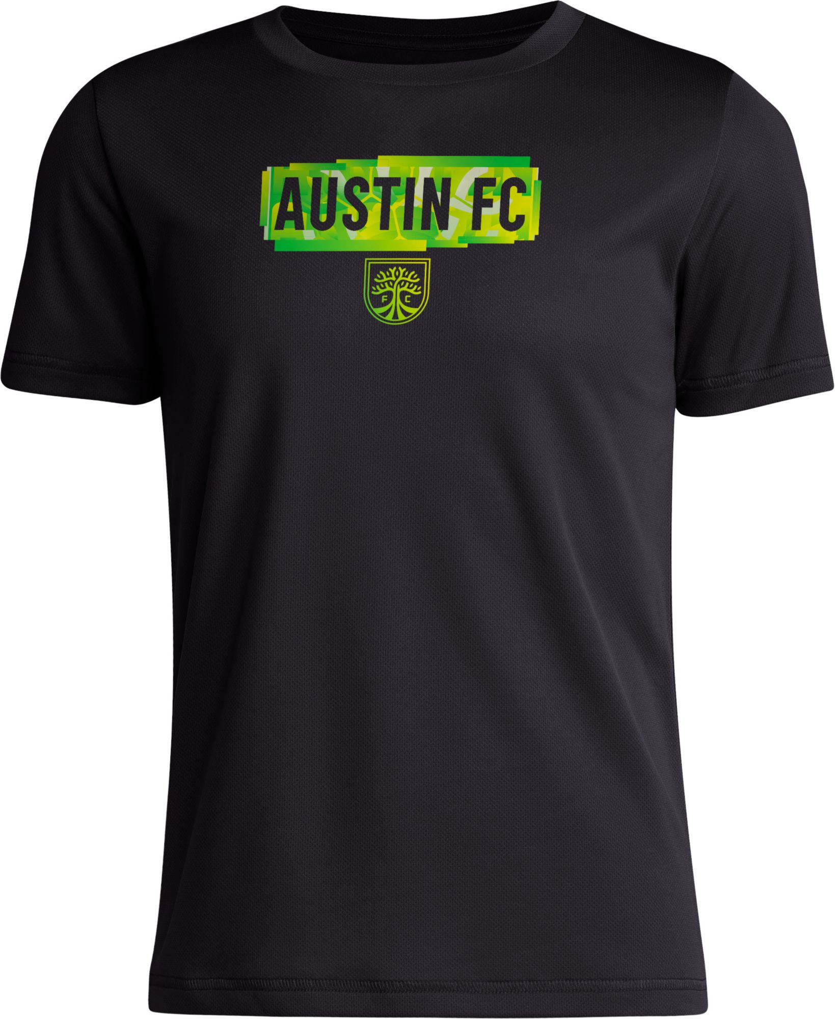 adidas Youth Austin FC 2024 Local Pop Black T-Shirt