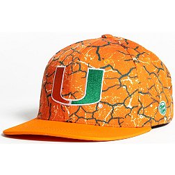 Dyme Lyfe Men's Miami Hurricanes Orange Storm Adjustable Snapback Hat