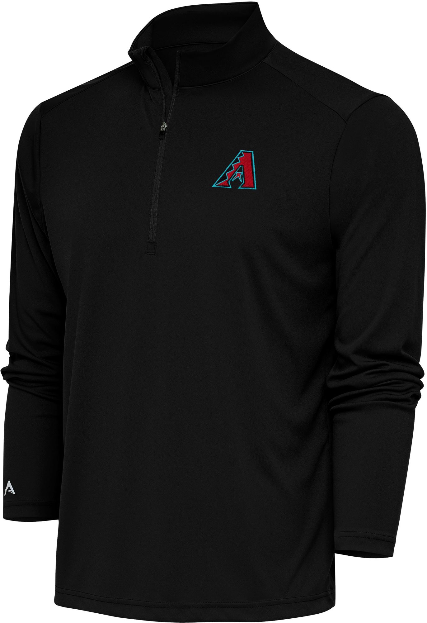 Antigua Men's Arizona Diamondbacks White Tribute Quarter-Zip Pullover