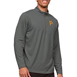 Antigua Men's Pittsburgh Pirates Charcoal Epic Pullover