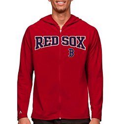 Antigua Men's Boston Red Sox Red Legacy Full Zip Hoodie