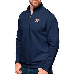Antigua MLB Houston Astros Nova Short-Sleeve Colorblock Polo Shirt - XL