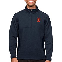Men's Detroit Tigers 1/4 Zip Pullover Sweater