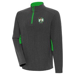 Antigua Men's Boston Celtics Phenom 1/4 Zip Black Sweater