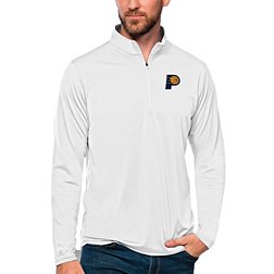 Antigua Men's Indiana Pacers Tribute White Pullover Sweater