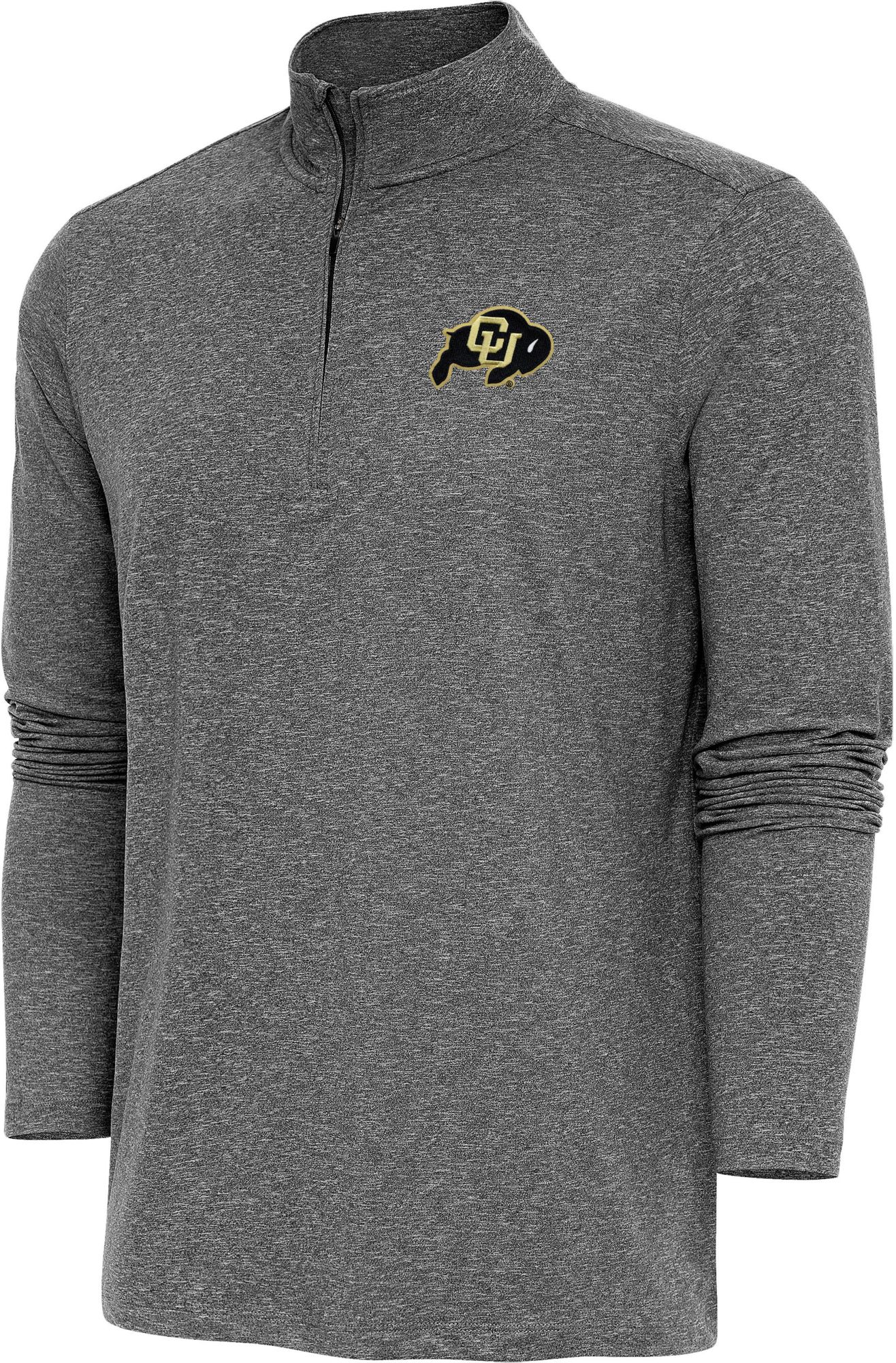 Antigua Men's Colorado Buffaloes Black Hunk 1/4 Zip